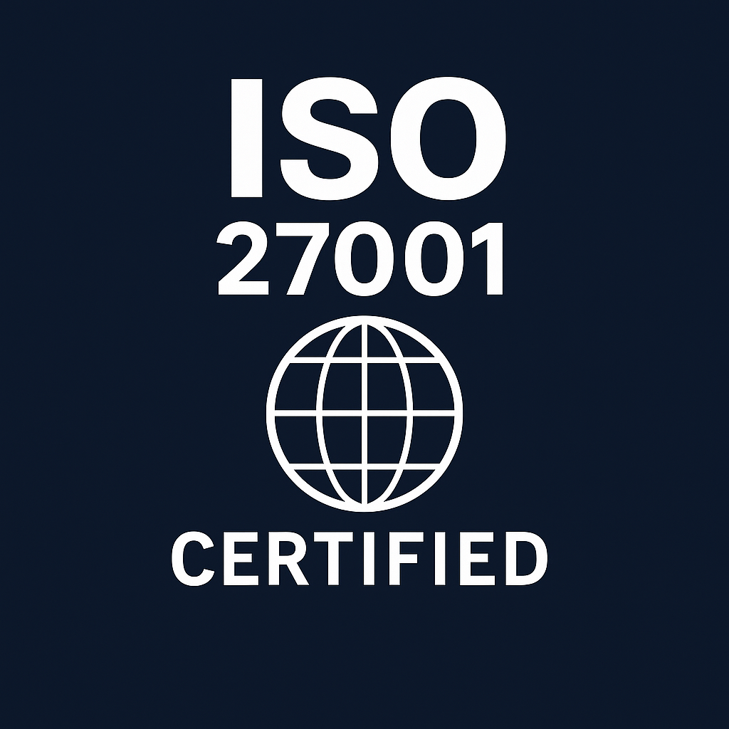 ISO 27001 Certified